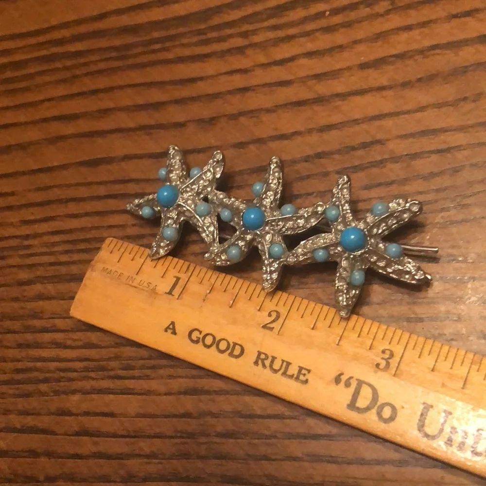Vintage Starfish Barrette